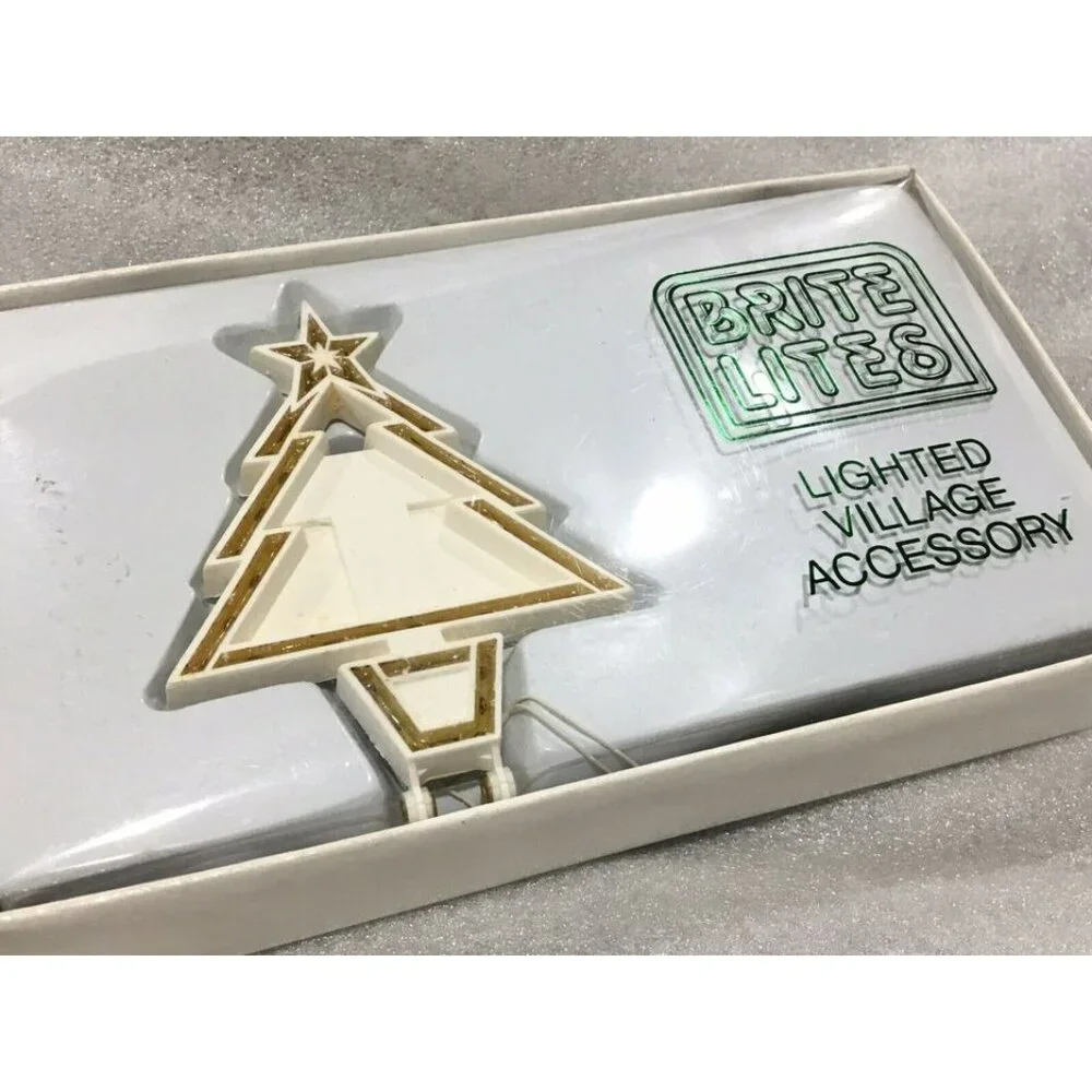 Dept 56 Village Accessories - Brite Lites Christmas Tree Sign